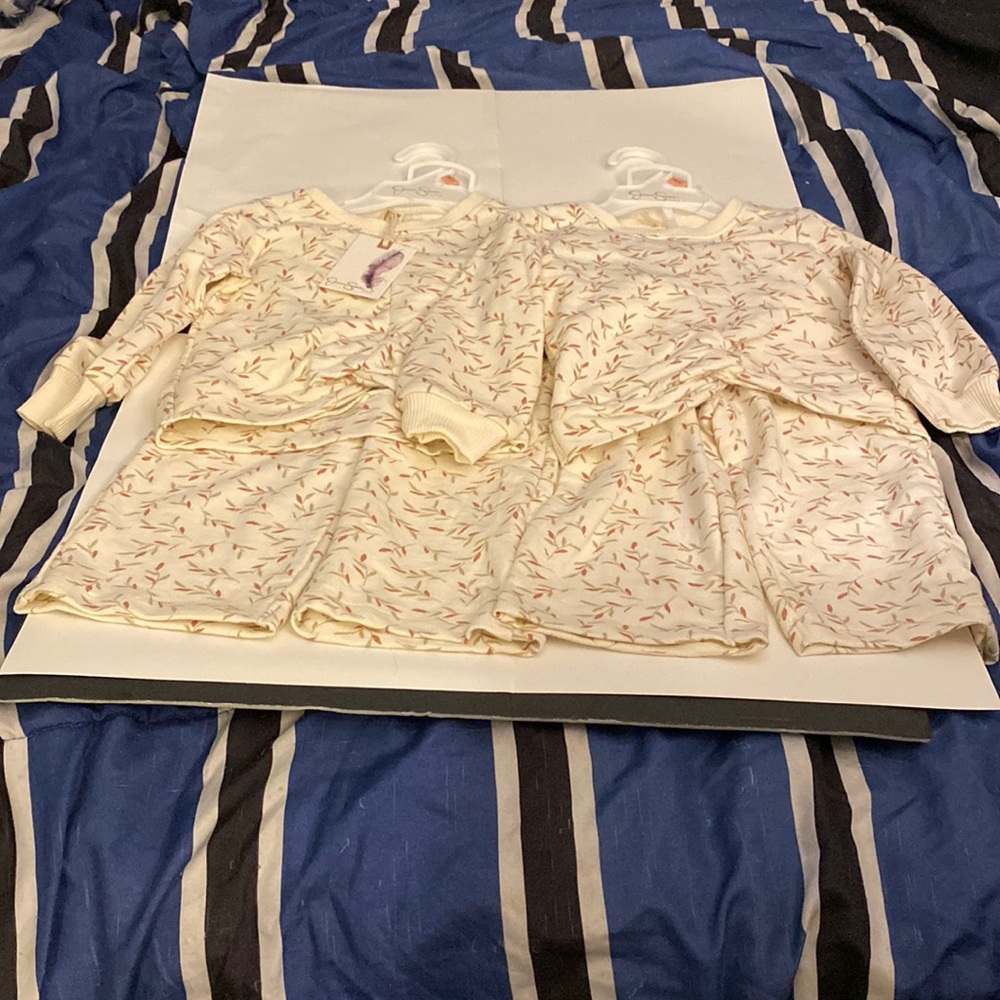 Two Jessica Simpson toddler girls 2 piece sets. Never worn with tags. Size 2T